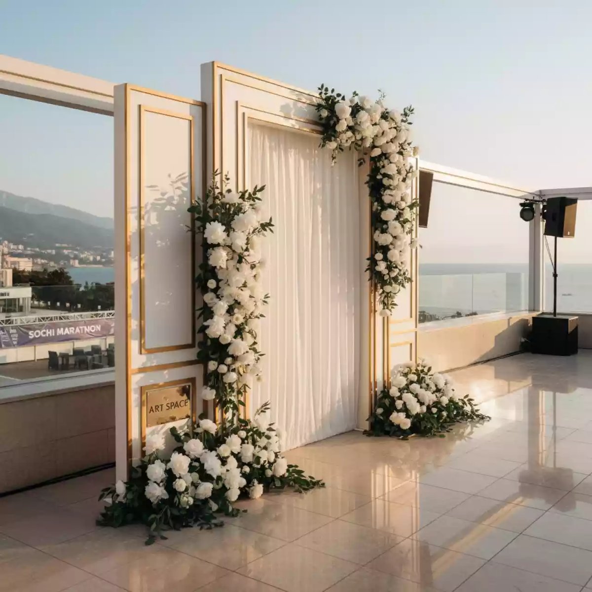 Аренда Оформление баннера на свадьбу в Sport Inn Hotel & Wellness — ART SPACE