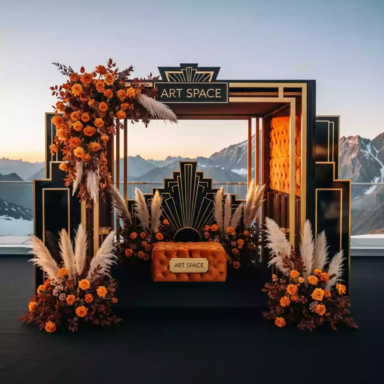 Аренда Оформление фотозоны на площадке Rosa Peak (2320м) — ART SPACE