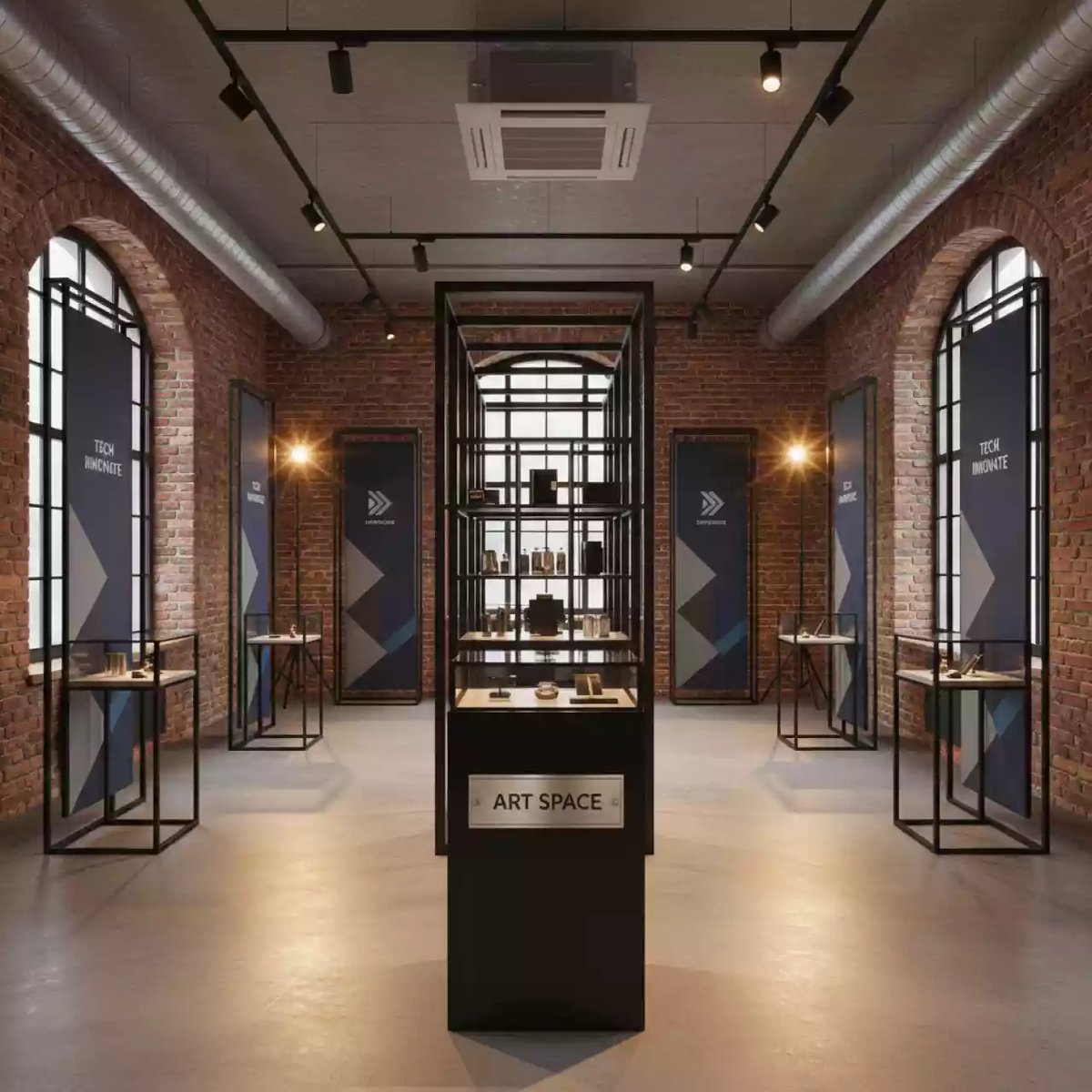 Аренда Оформление конференции баннерами в ресторане «Баран-Рапан» — ART SPACE