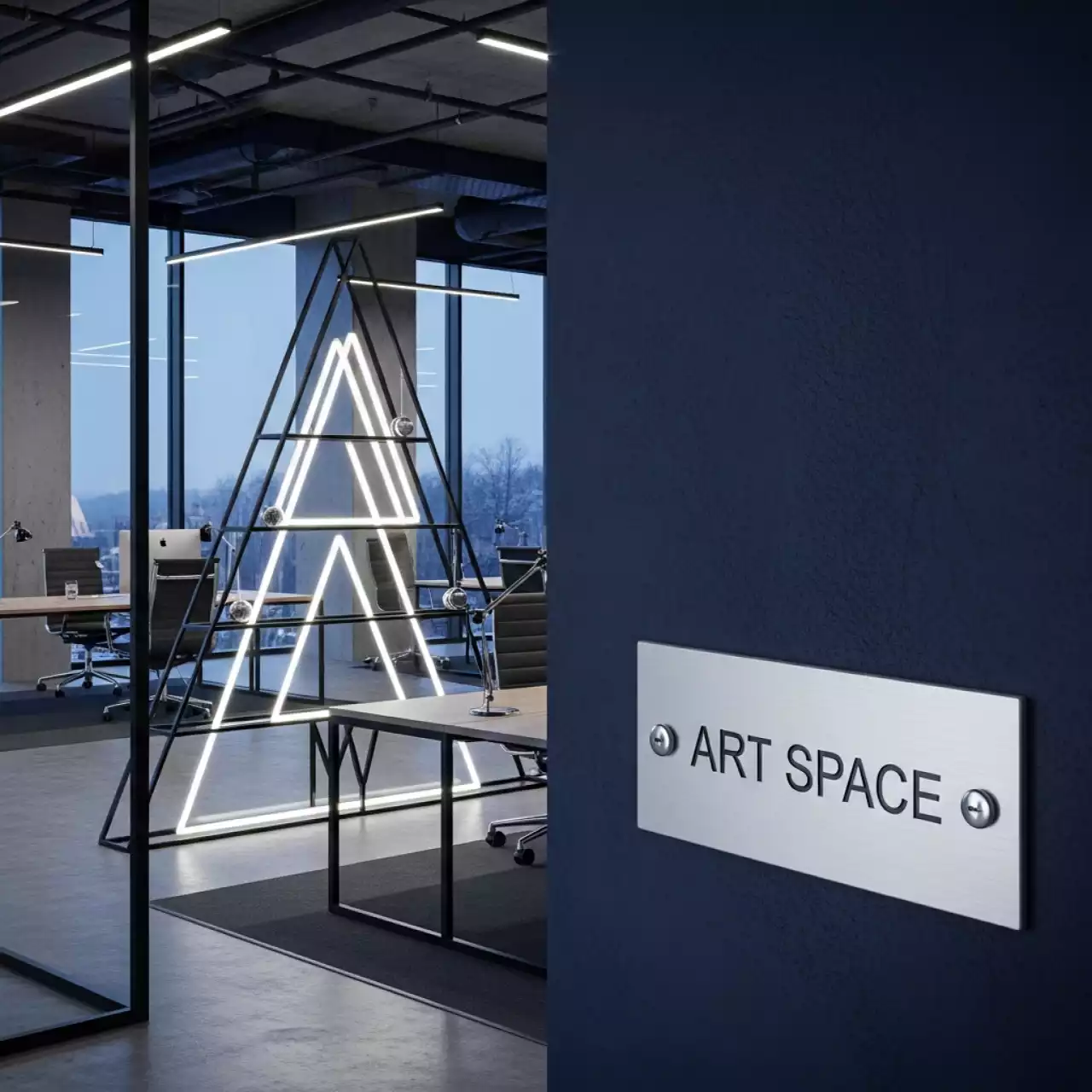 Аренда Оформление новогоднее офиса в Сочи Парк Отеле — ART SPACE