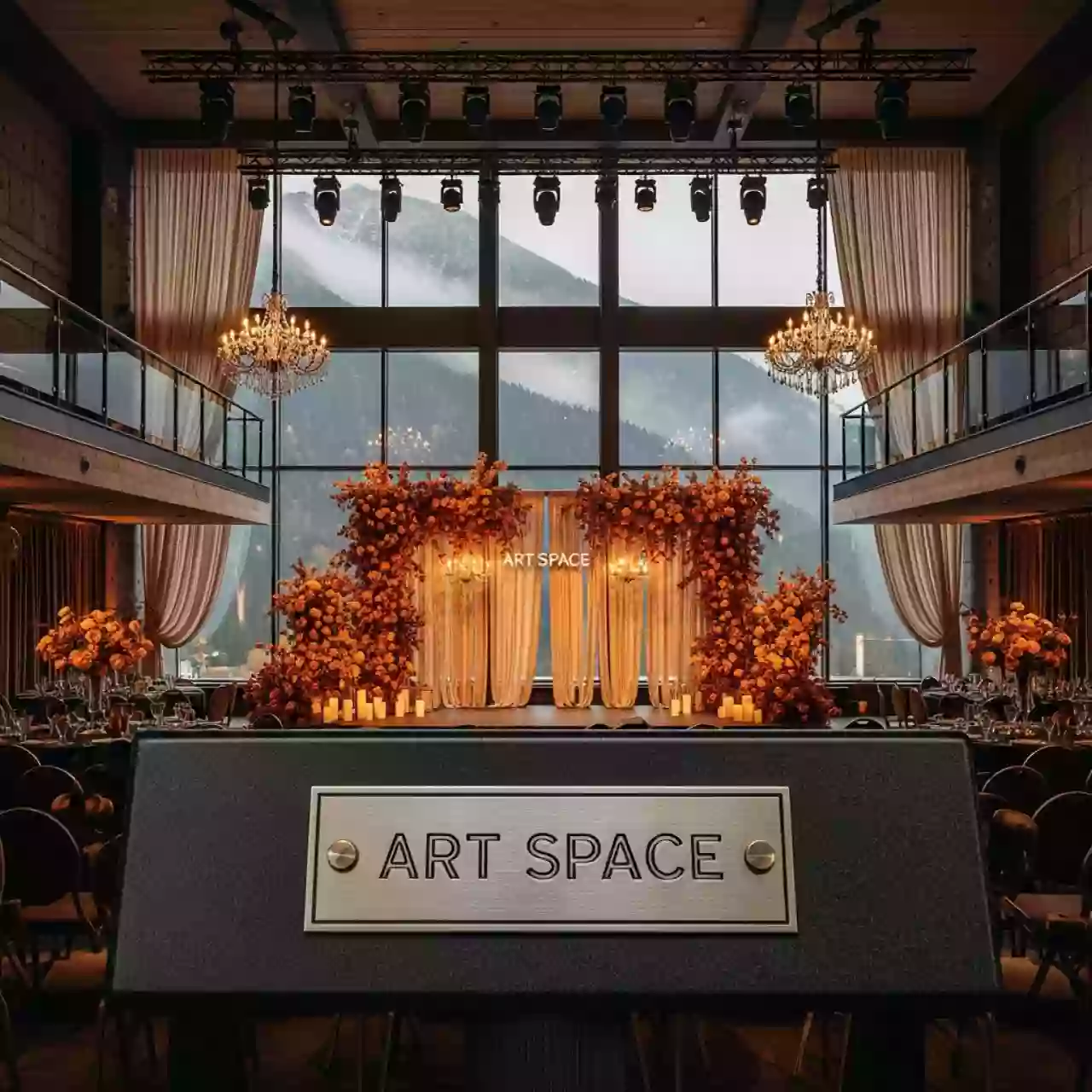 Аренда Оформление свадебное в Radisson Hotel Rosa Khutor — ART SPACE