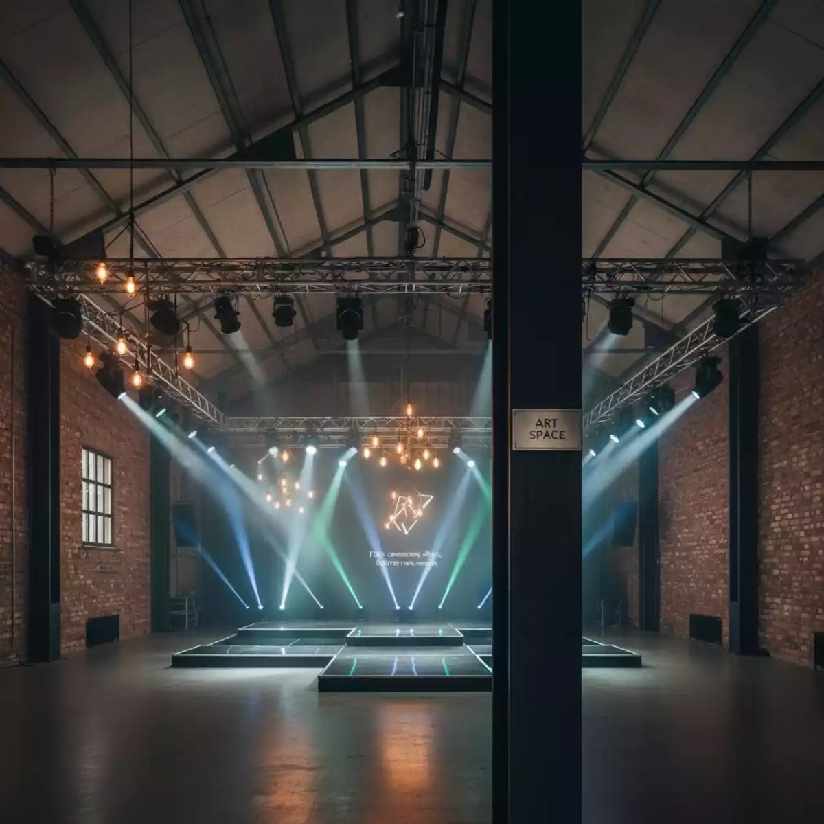 Аренда Оформление световое на презентацию в санатории «Русь» — ART SPACE