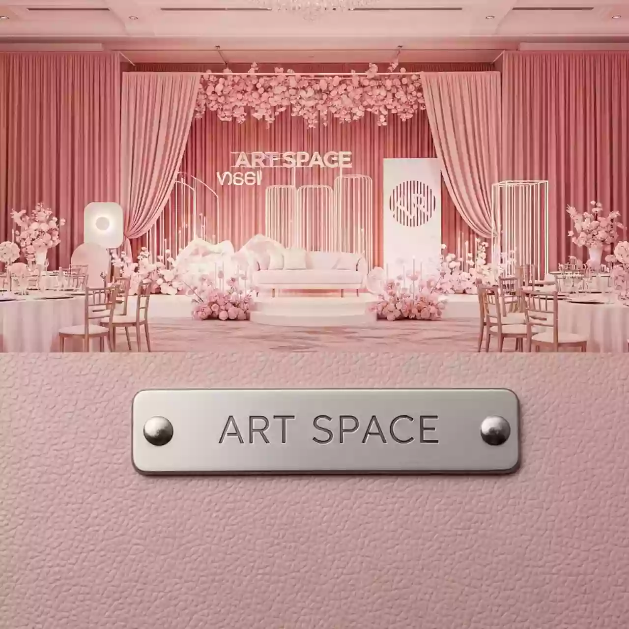 Аренда Оформление в нежно розовых тонах в гранд-отеле «Жемчужина» — ART SPACE