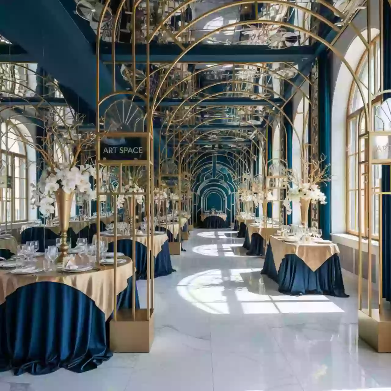 Аренда Оформление юбилея в морском стиле в МФК «Горный» — ART SPACE