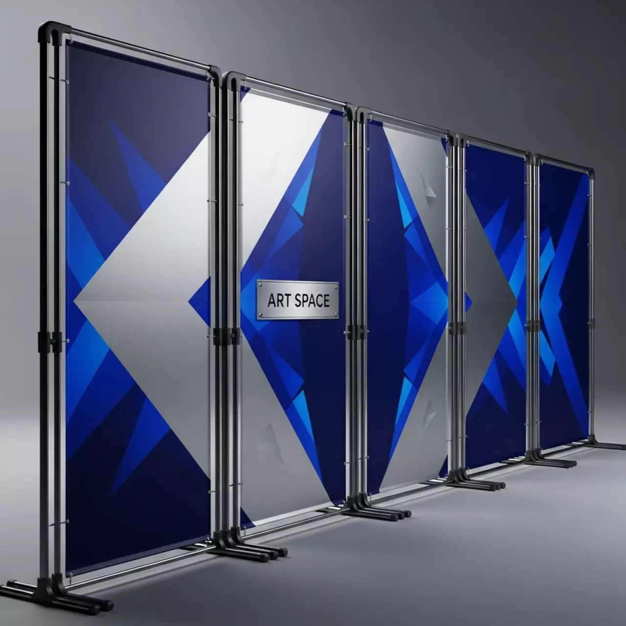 Аренда Ограждения баннерные 3х4 м в санатории «Русь» — ART SPACE