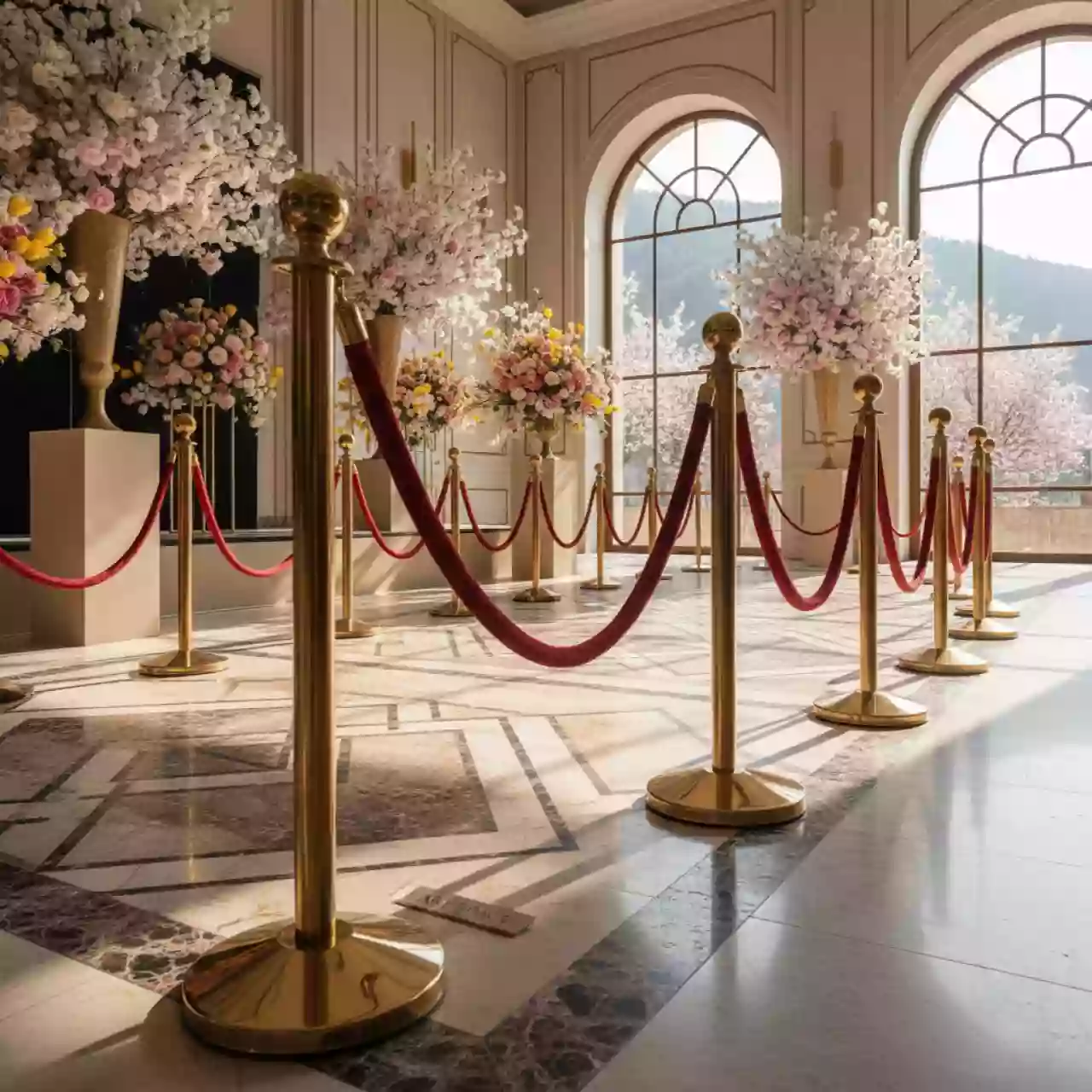 Аренда Ограждения для очередей для концерта в Гранд Отель Поляна — ART SPACE