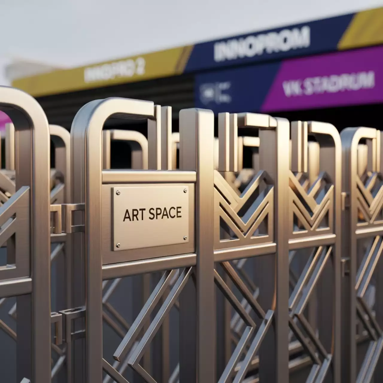 Аренда Ограждения ИСО евро 2 2х3 м в VK Stadium Sirius — ART SPACE