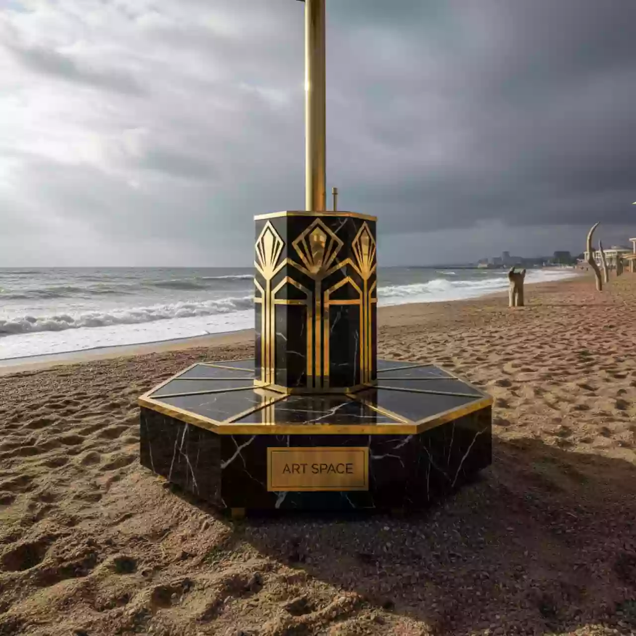 Аренда Основание для зонта Maestro на пляже «Мандарин» — ART SPACE