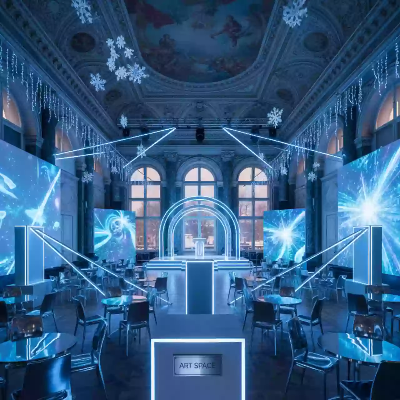 Аренда Особняк Леман большой банкетный зал в Маринс Парк Отеле — ART SPACE