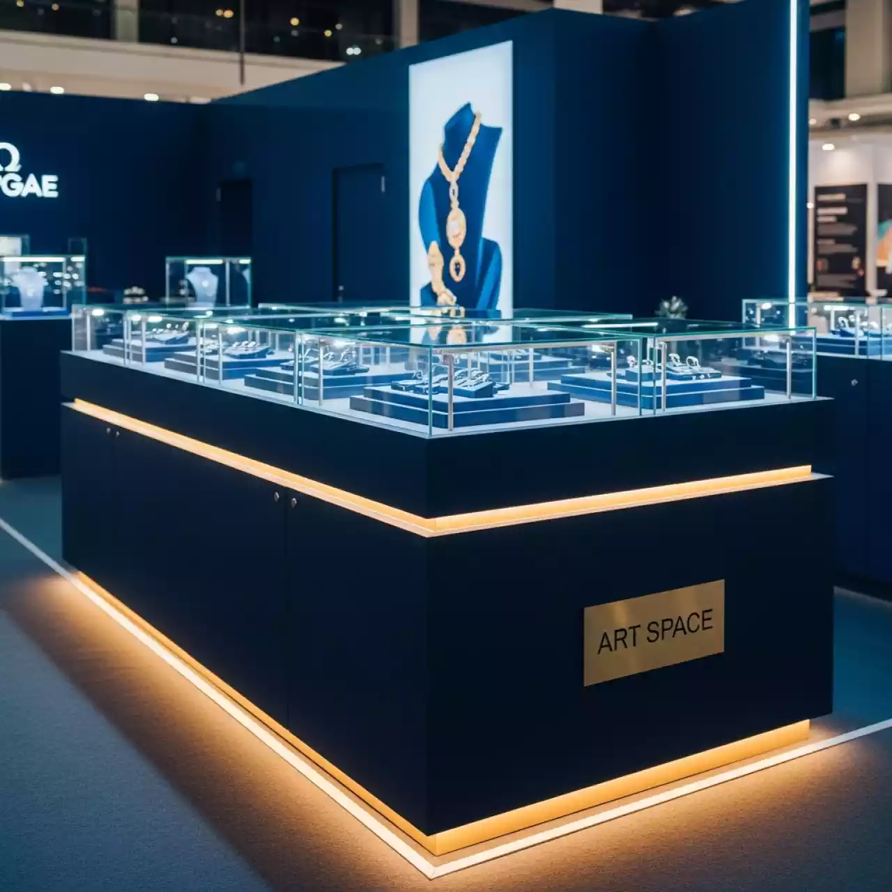 Аренда Островок для Московского ювелирного завода в Omega Sirius — ART SPACE