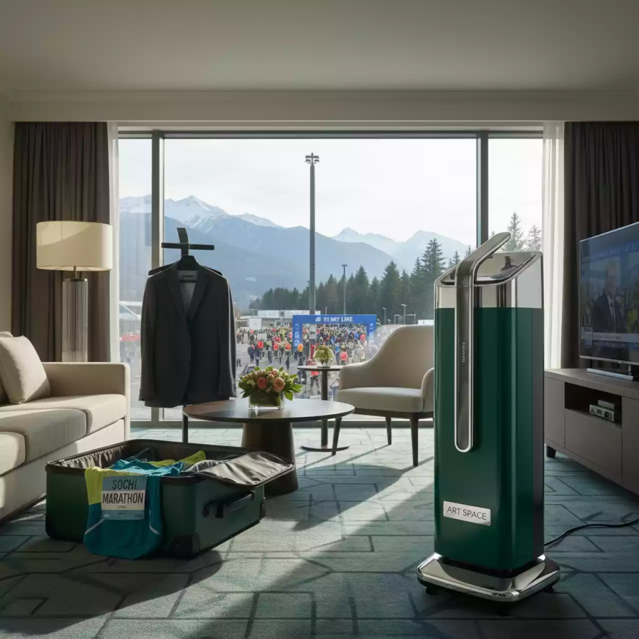 Аренда Отпариватель Kitfort в Green Flow Hotel — ART SPACE