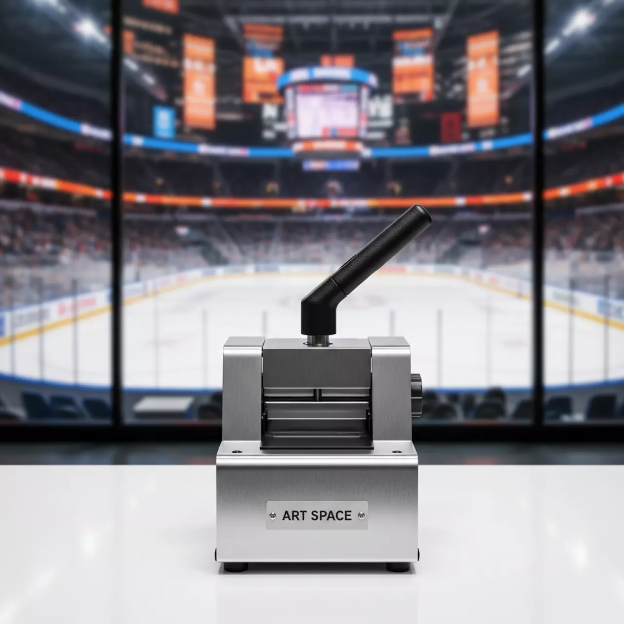 Аренда Отрезчика для принтера этикеток гильотинного G 500 G 530 в ледовой арене «Шайба» — ART SPACE