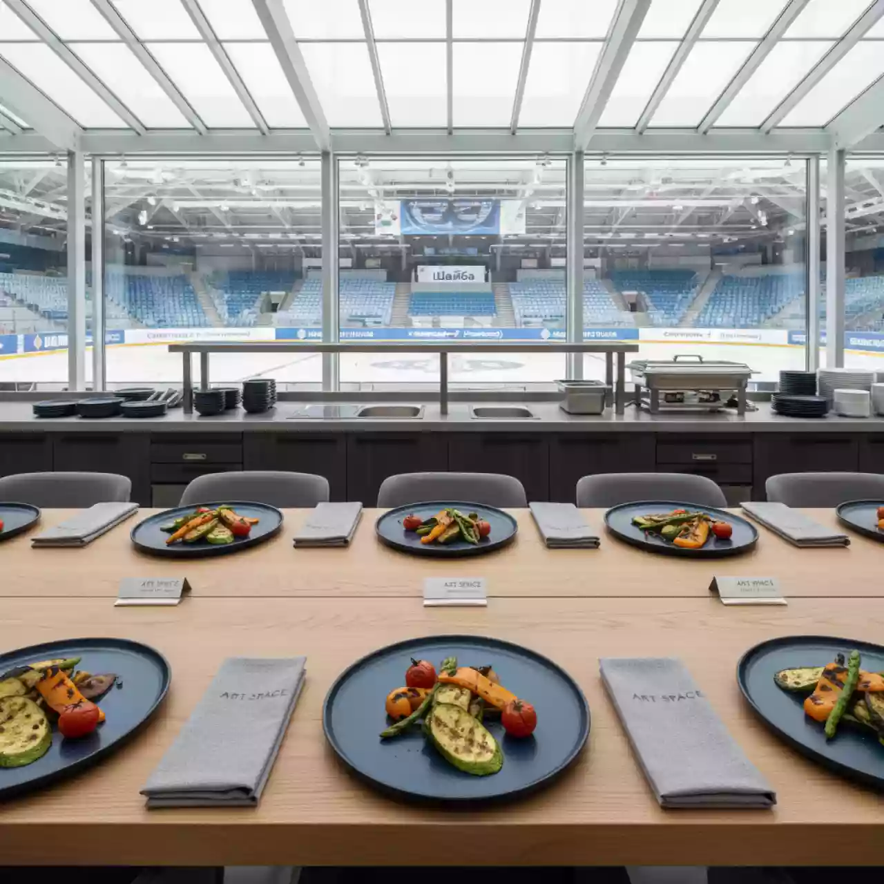Аренда Овощи гриль в ледовой арене «Шайба» — ART SPACE
