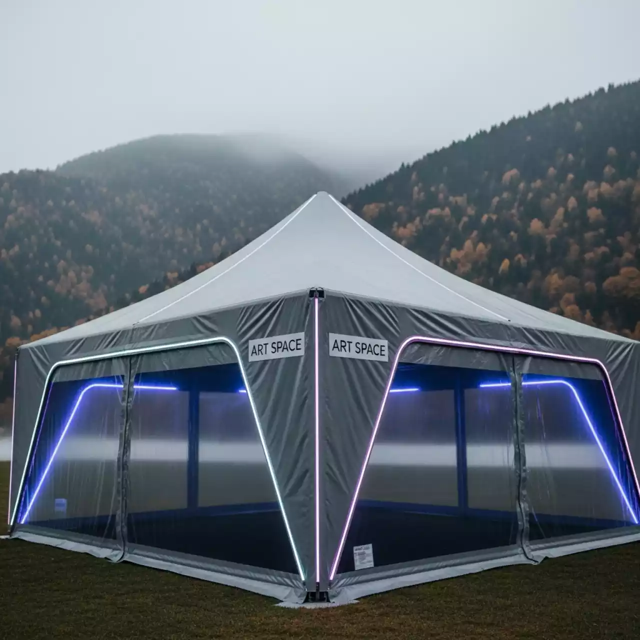 Аренда Пагода «Лондон» 5х15 м мягкие стенки в Поляна 1389 Отель и Спа — ART SPACE