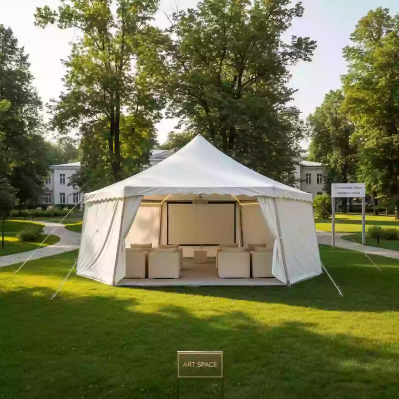 Аренда Пагоды в санатории «Русь» для закрытого показа — ART SPACE