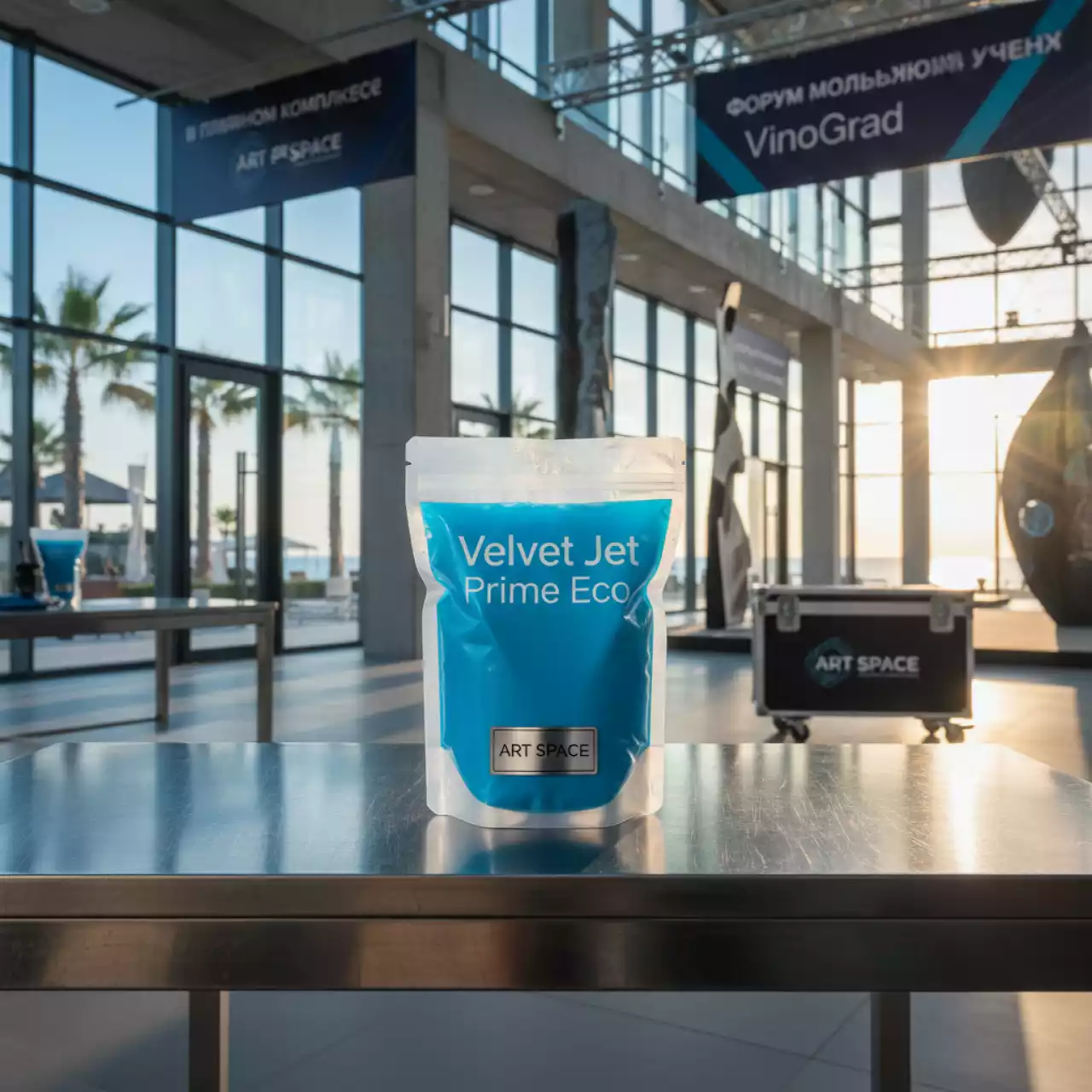 Аренда Пакет чернил Velvet Jet Prime Eco голубой 1 л в пляжном комплексе VinoGrad — ART SPACE