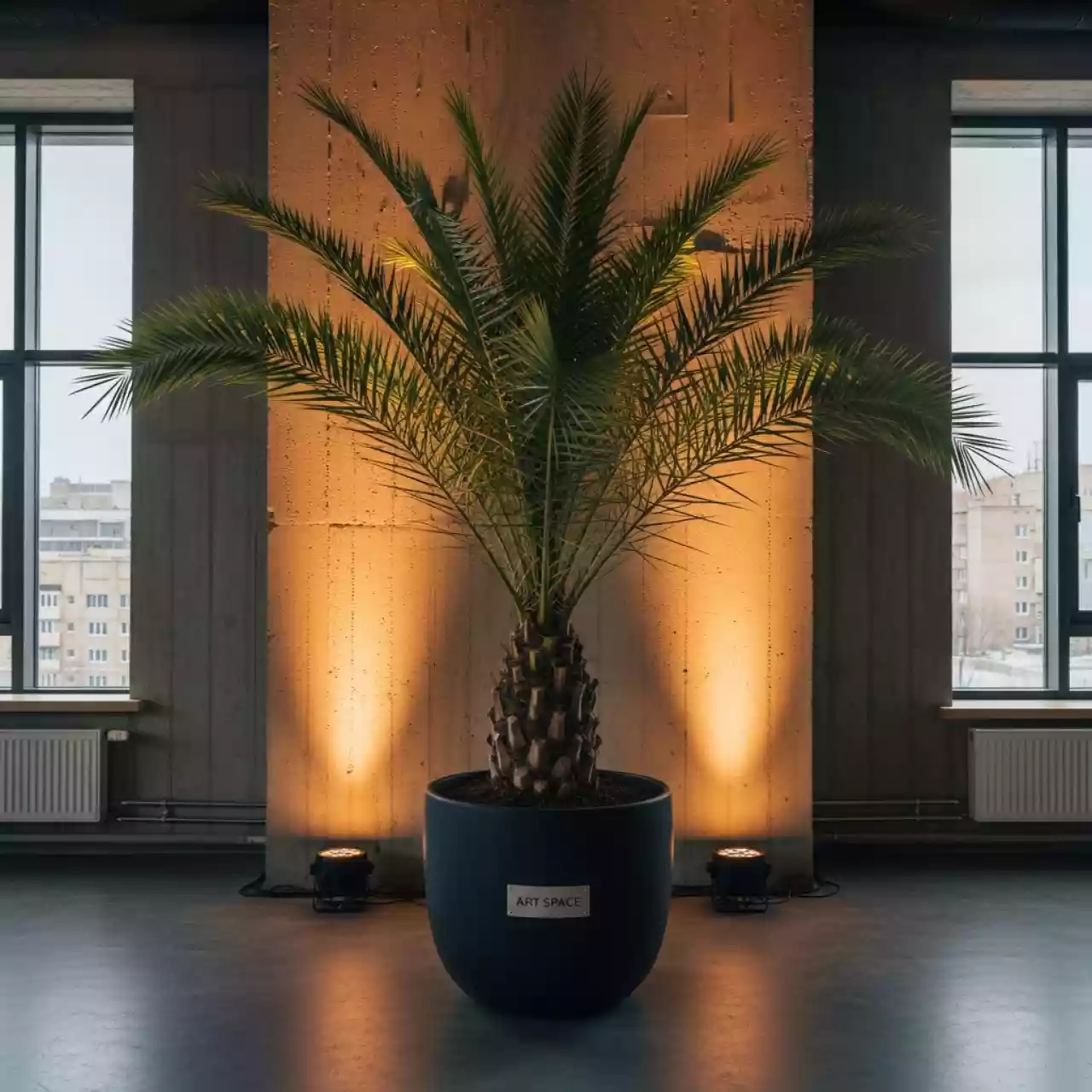 Аренда Пальма финиковая 2,5 м в ресторане «D.O.M» — ART SPACE