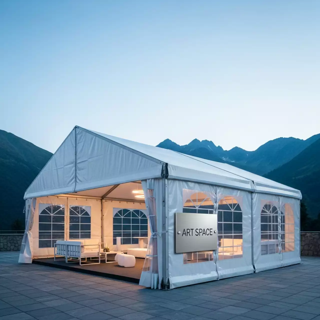 Аренда Палатка тент Домик 2,5х2,5 м в Radisson Hotel Rosa Khutor — ART SPACE