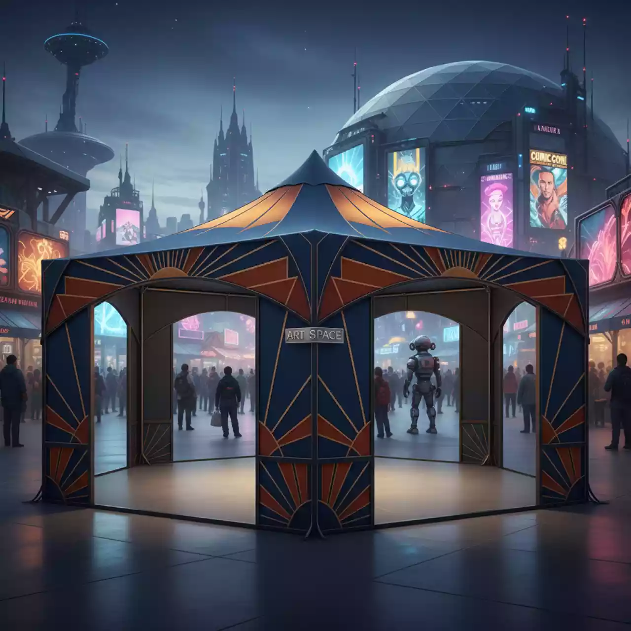 Аренда Палатка тент Ярмарка 2,5х2,5 в Delta Sirius — ART SPACE