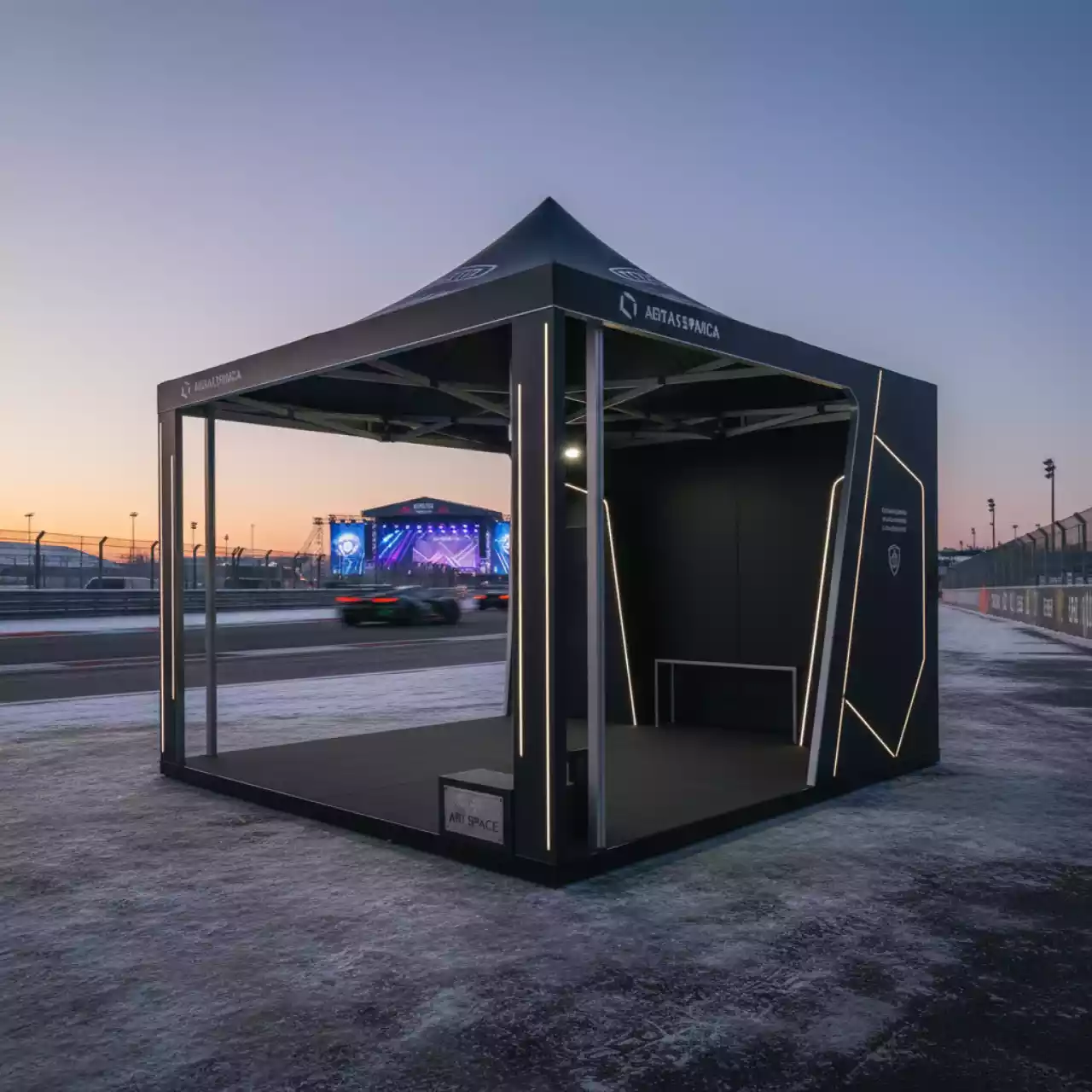 Аренда Палатка тентовая Тематическая 2,5х2,5 м на Сочи Автодроме — ART SPACE