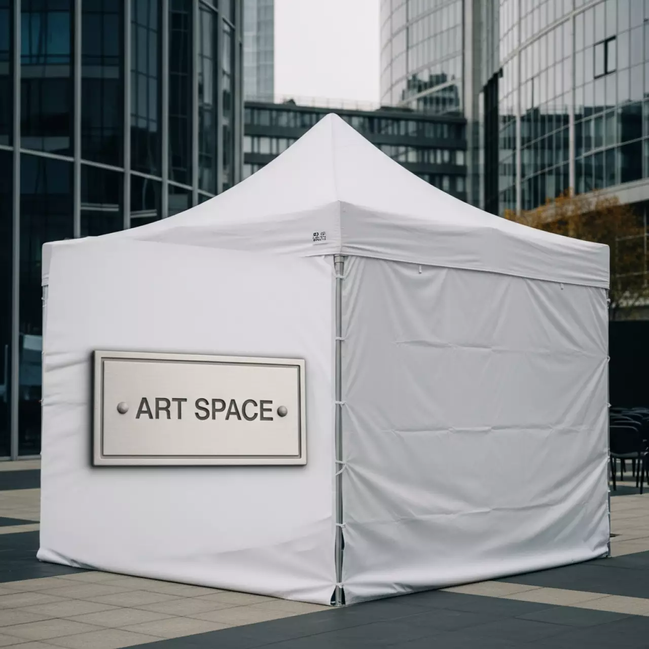 Аренда Палатки белые быстрого монтажа 3х3 м в Delta Sirius — ART SPACE