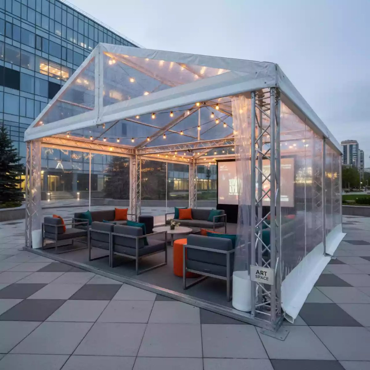Аренда Палатки шатры беседки в ОКЦ «Галактика» — ART SPACE