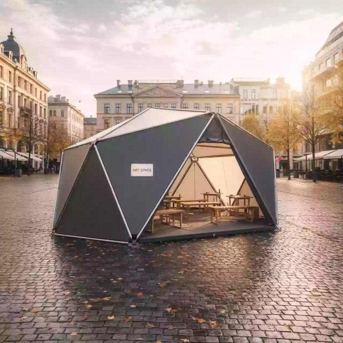 Аренда Палатки тематические на Медальной площади — ART SPACE