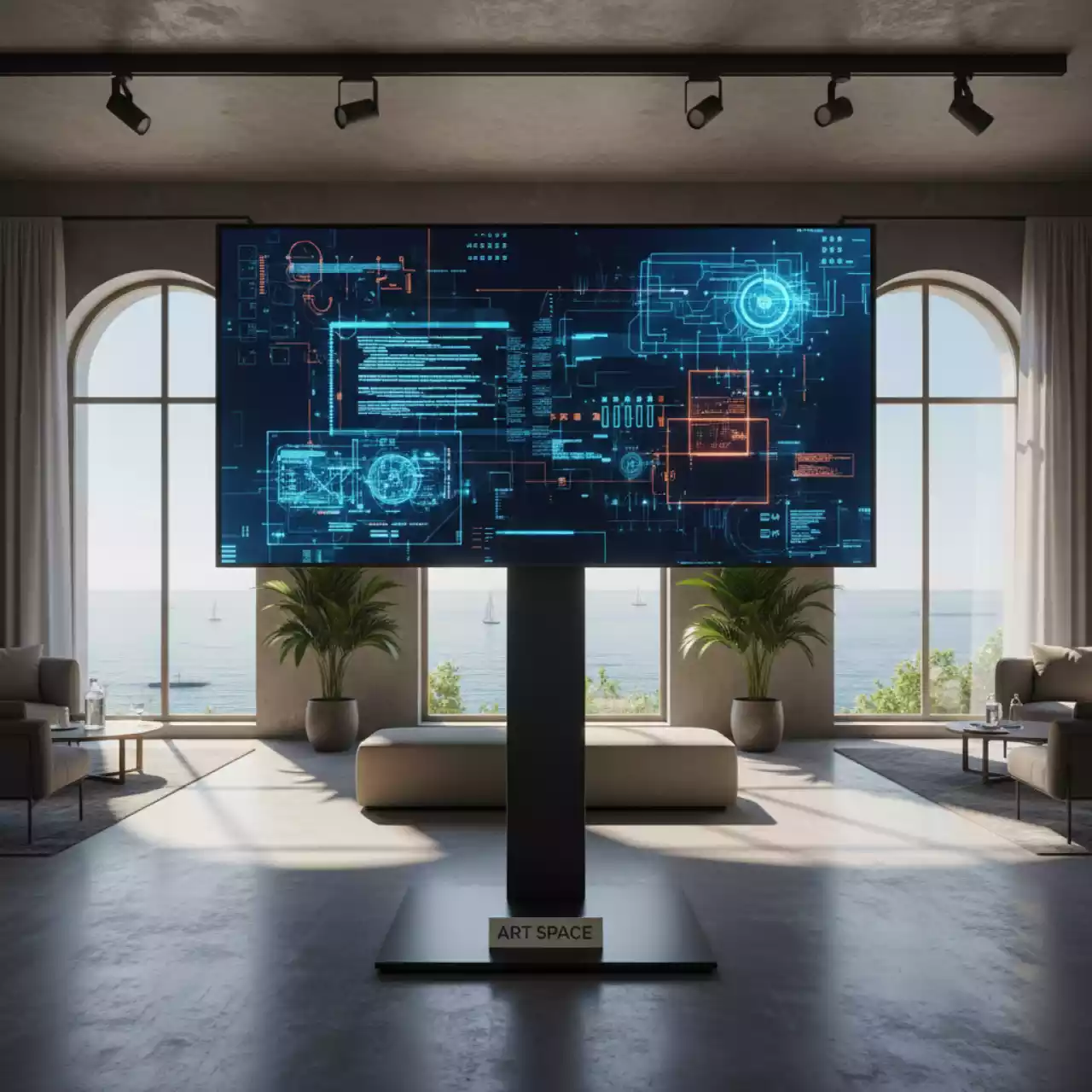 Аренда Панель безрамочная профессиональная Philips 22BDL7439L 00 в гранд-отеле «Жемчужина» — ART SPACE