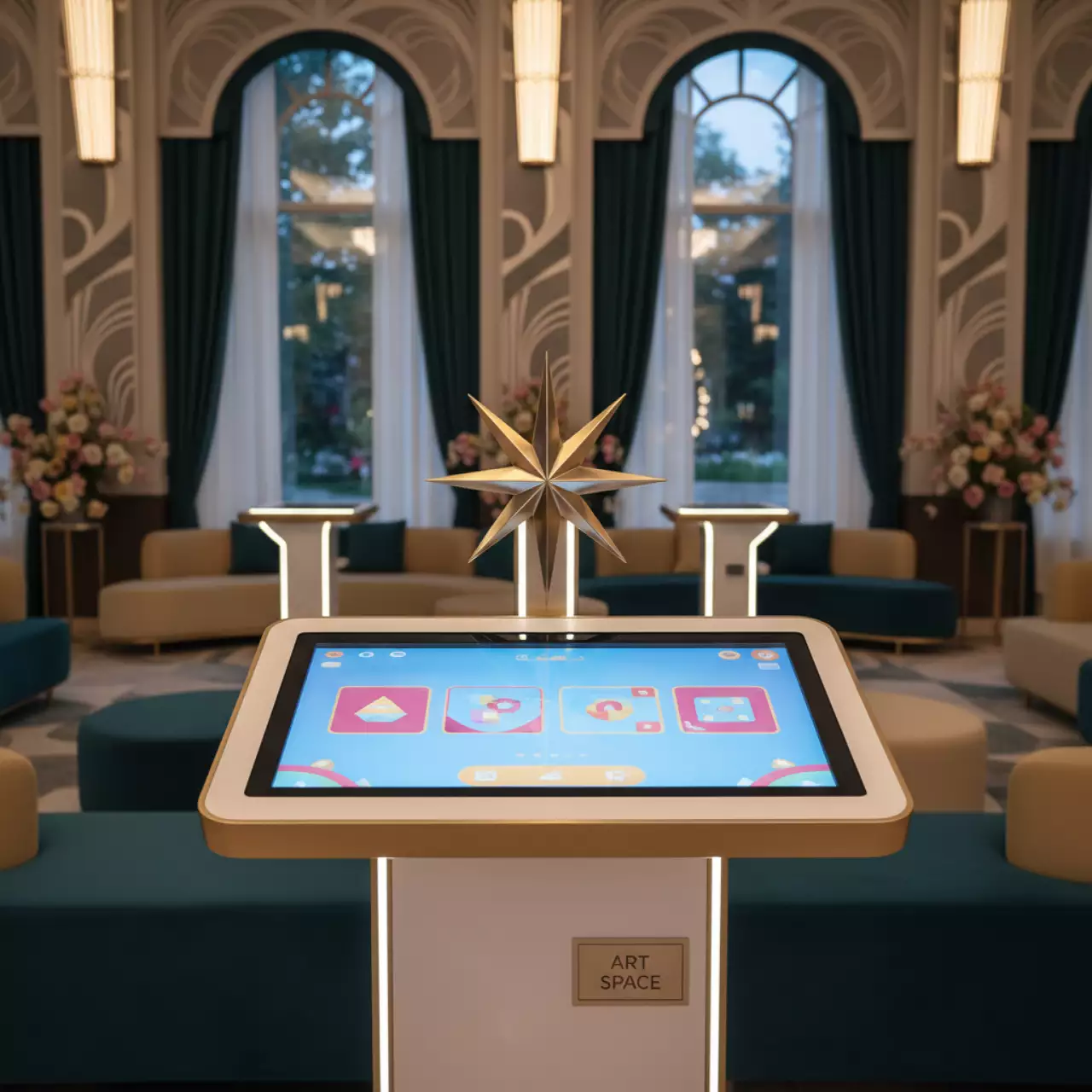 Аренда Панель детская интерактивная New Touch Звездочка в Novotel Resort — ART SPACE