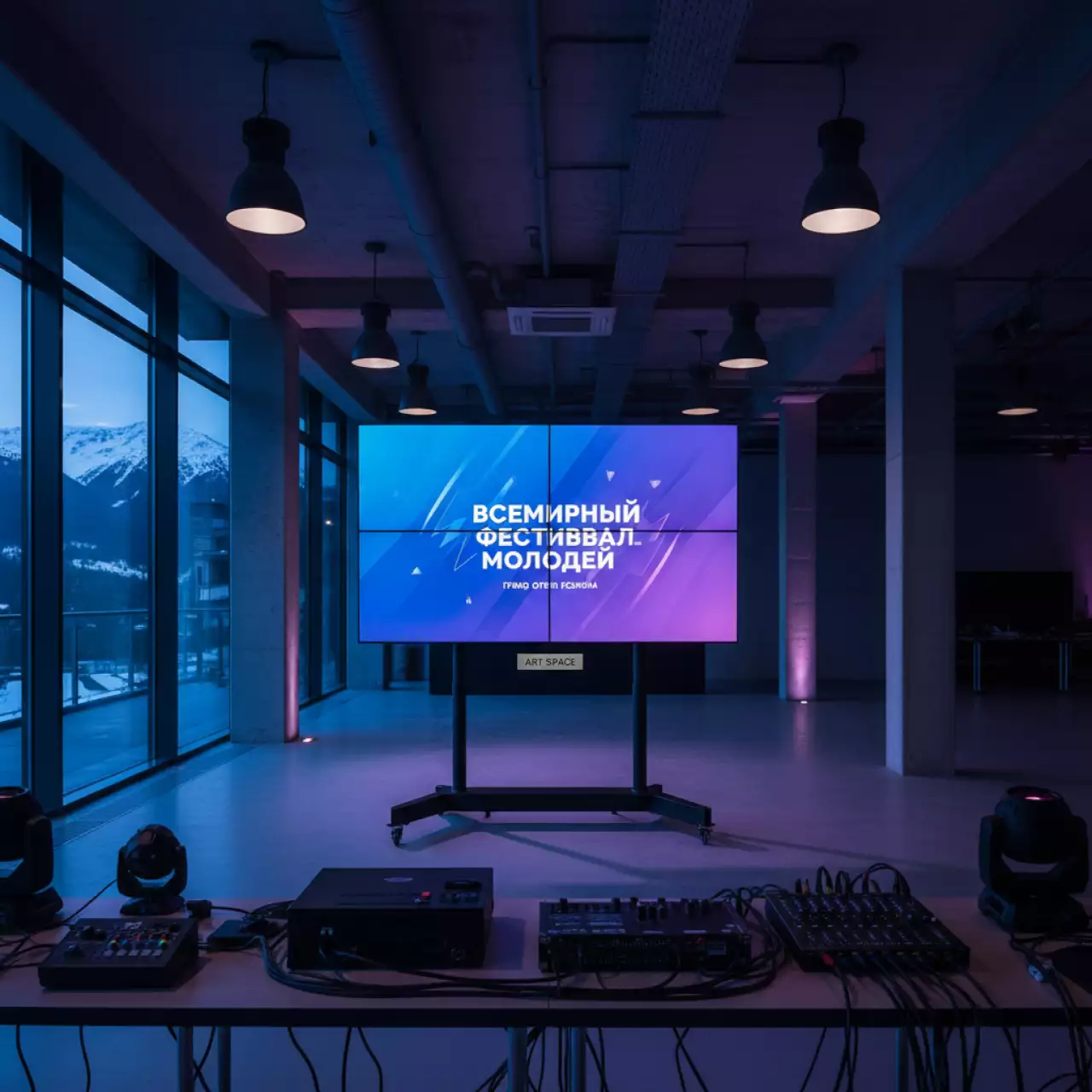 Аренда Панель для видеостен 55 дюймов Full HD 1,74 мм шов в Гранд Отель Поляна — ART SPACE