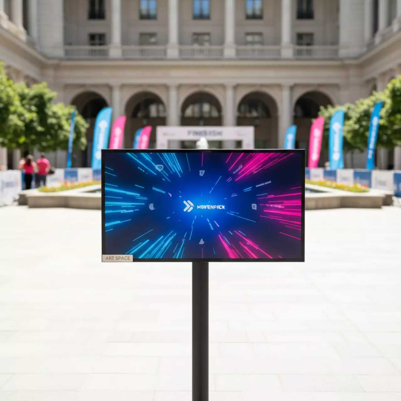 Аренда Панель для видеостен BOE VE49L A в Mövenpick Hotel — ART SPACE