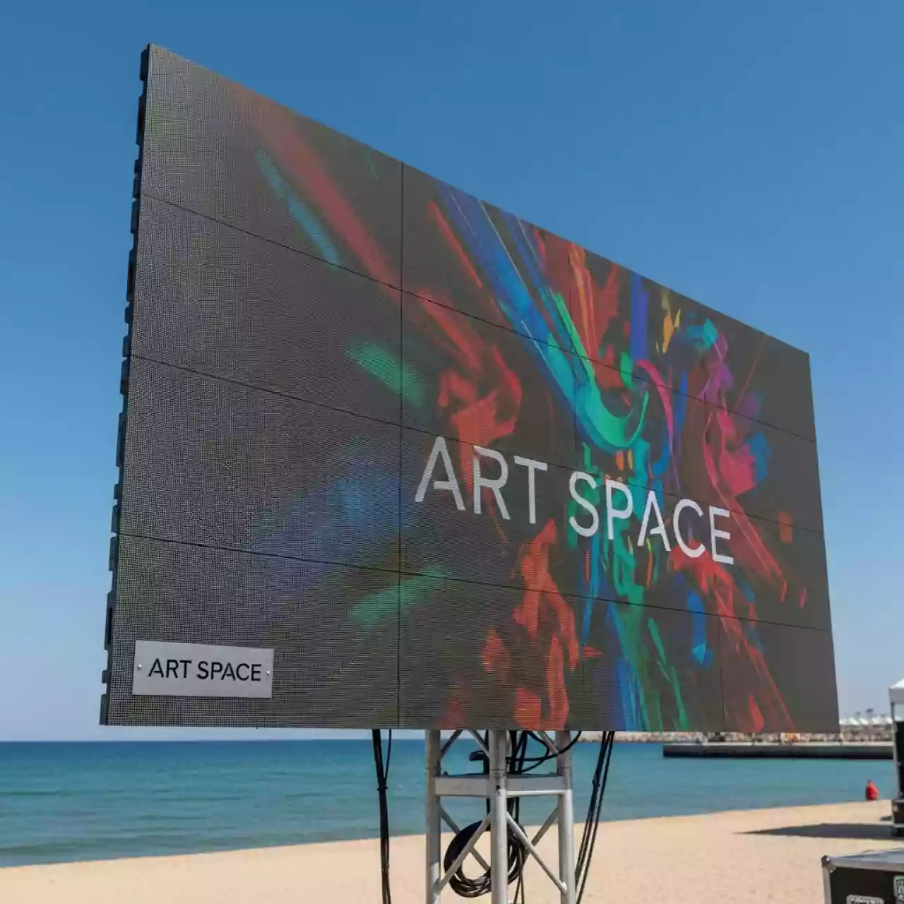 Аренда Панель для видеостен BS WALL 46 дюймов 1,8 мм шов на пляже «Маяк» — ART SPACE