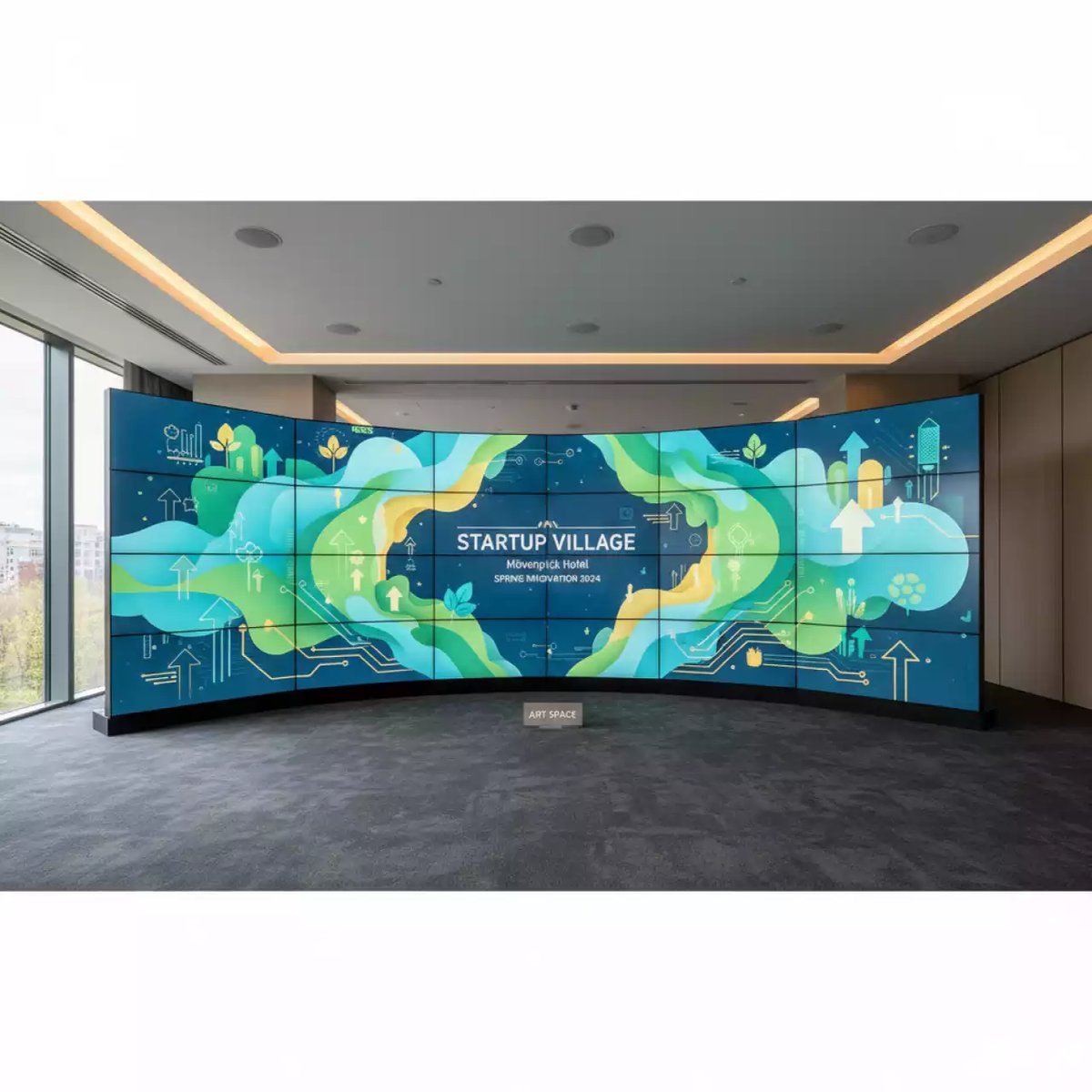 Аренда Панель для видеостен LG 55 дюймов в Mövenpick Hotel — ART SPACE