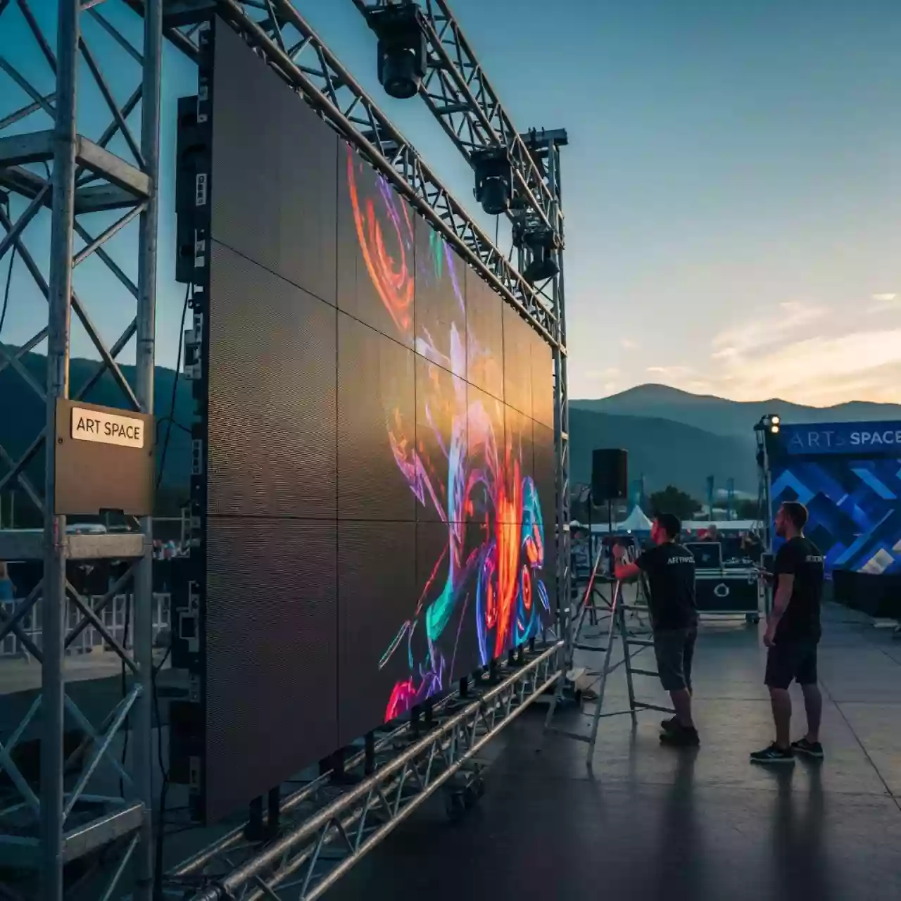 Аренда Панель для видеостен профессиональная CleverMic 46 VW46 3.5 500 в Skypark Sochi — ART SPACE