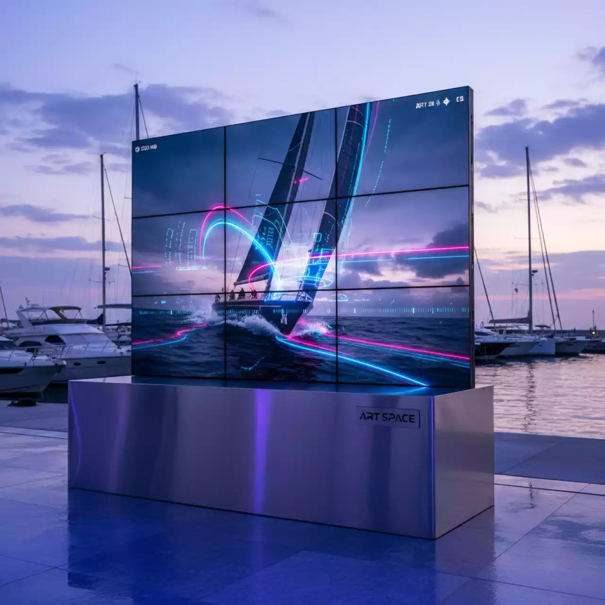 Аренда Панель для видеостен zFlex 55 V55 500 35K на парусной регате (Сочи) — ART SPACE