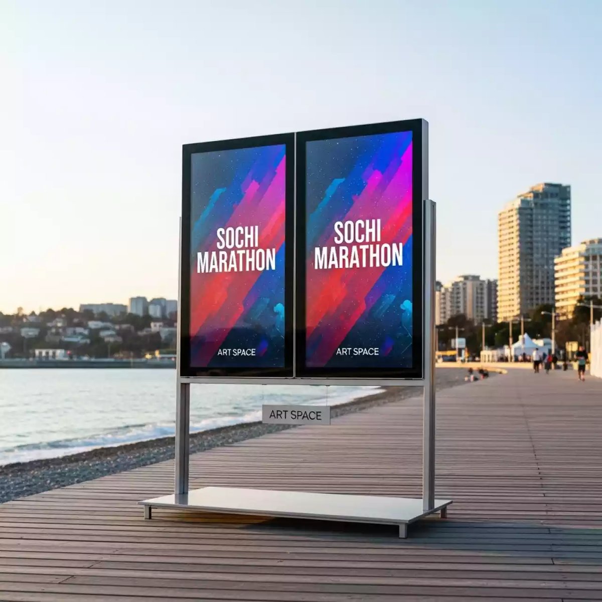 Аренда Панель двусторонняя профессиональная 55 BOE O55AA FDC на пляже «Маяк» — ART SPACE