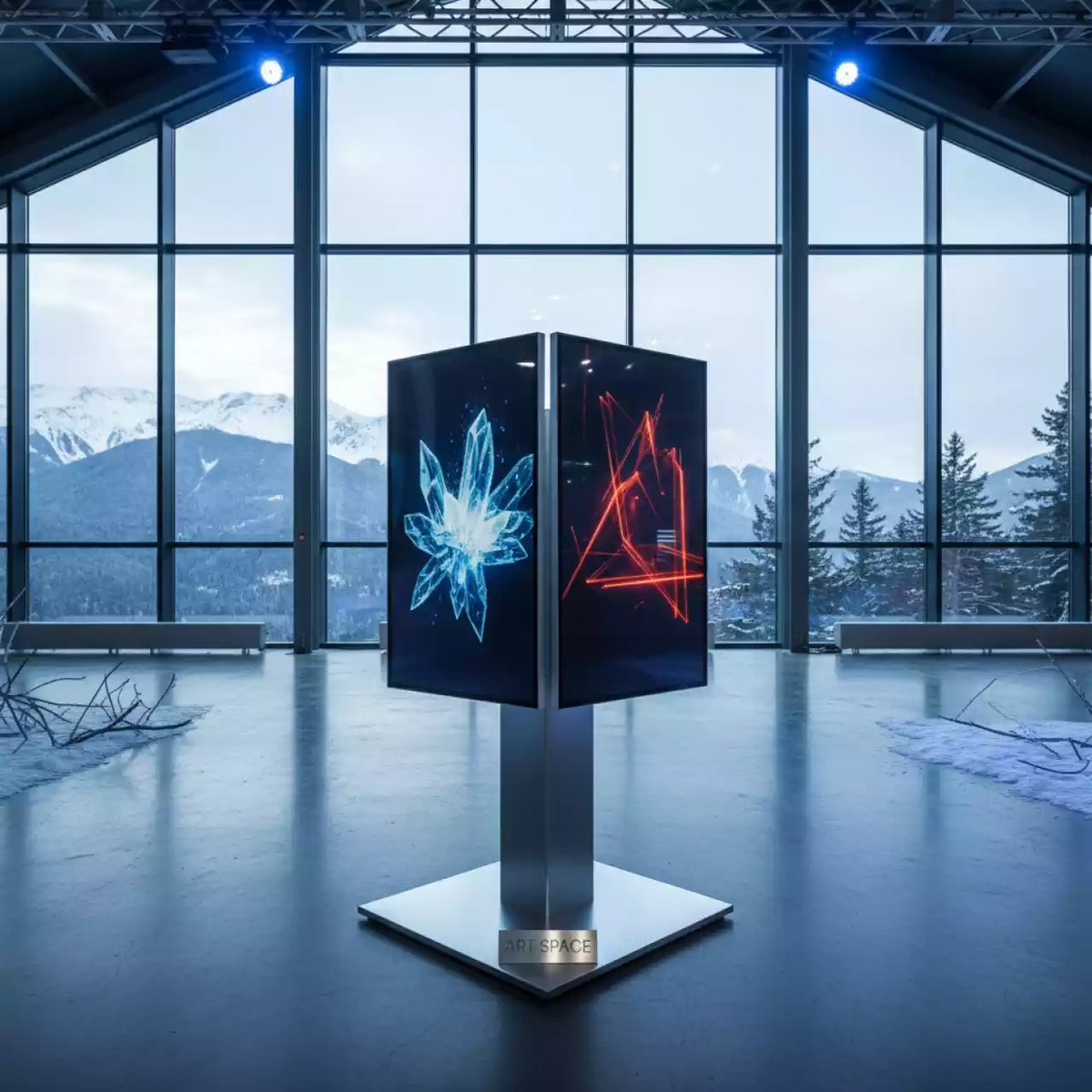 Аренда Панель двусторонняя профессиональная BOE O32AA FDC 32 дюйма в Skypark Sochi — ART SPACE