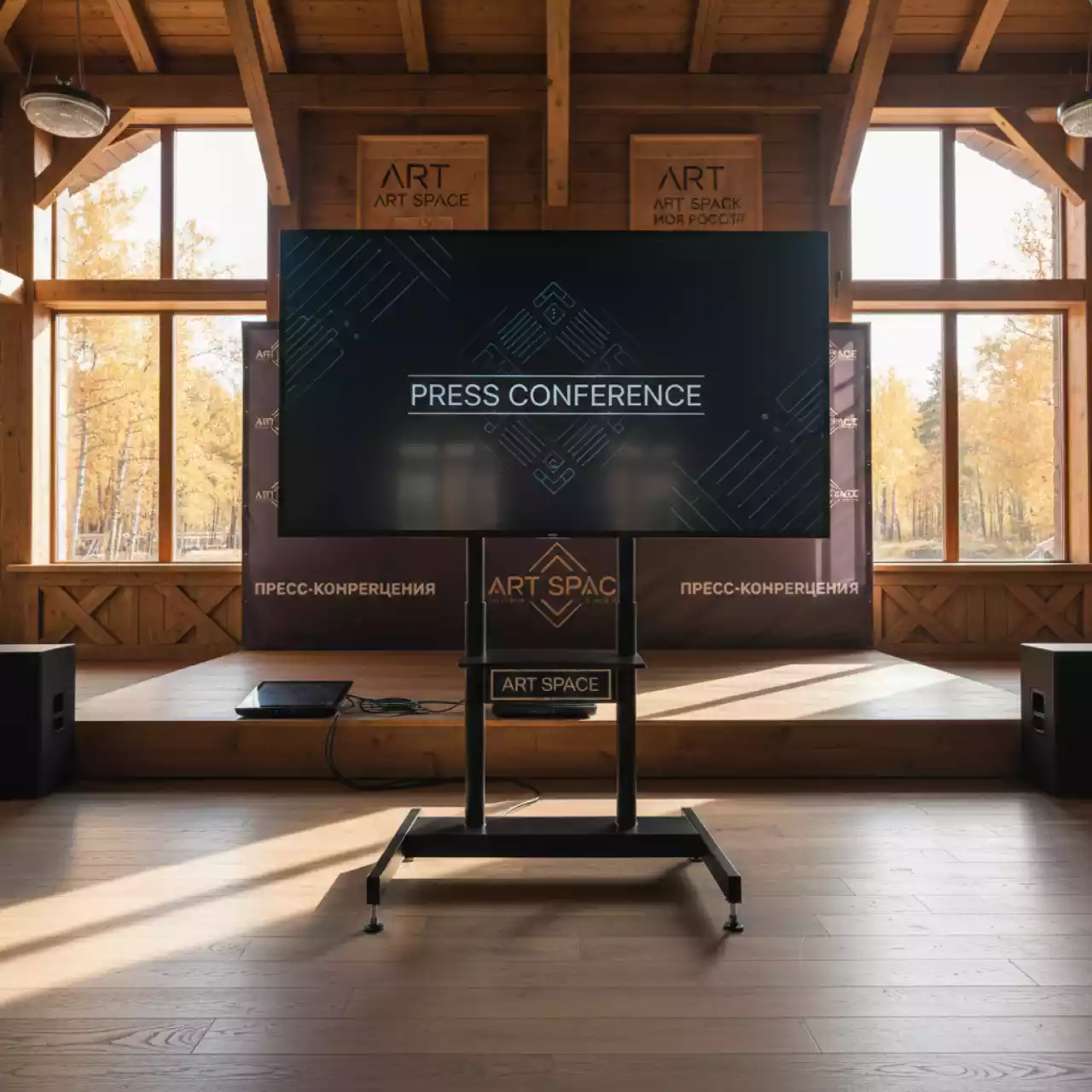 Аренда Панель EWIN DE65M 65 дюймов в этно-парке «Моя Россия» — ART SPACE