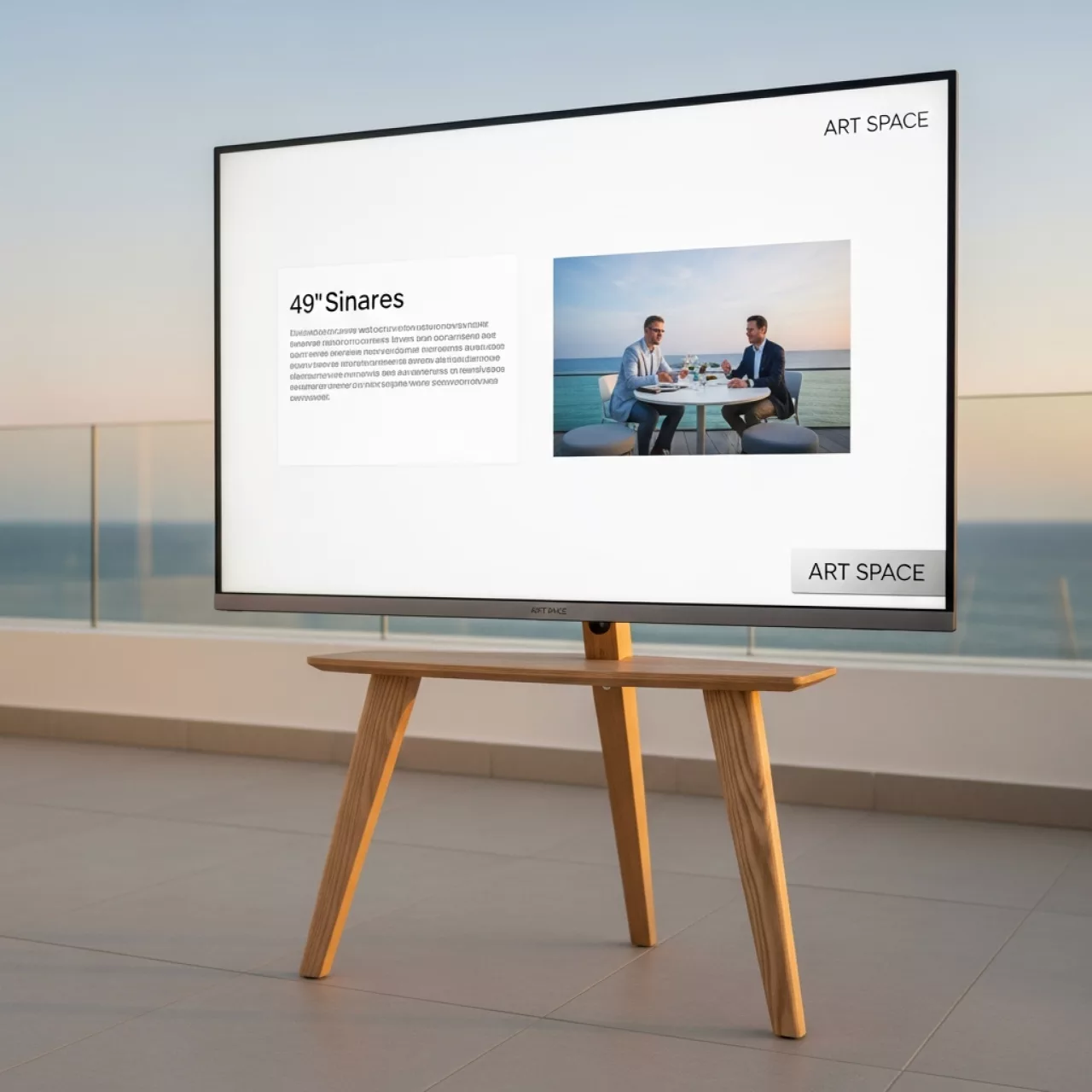 Аренда Панель EWIN DP49M 49 дюймов на пляже «Мандарин» — ART SPACE