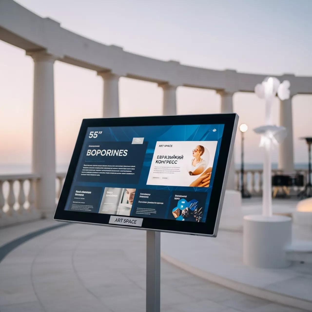 Аренда Панель Hikvision 55 DS D 2055HR G на пляже «Ривьера» — ART SPACE