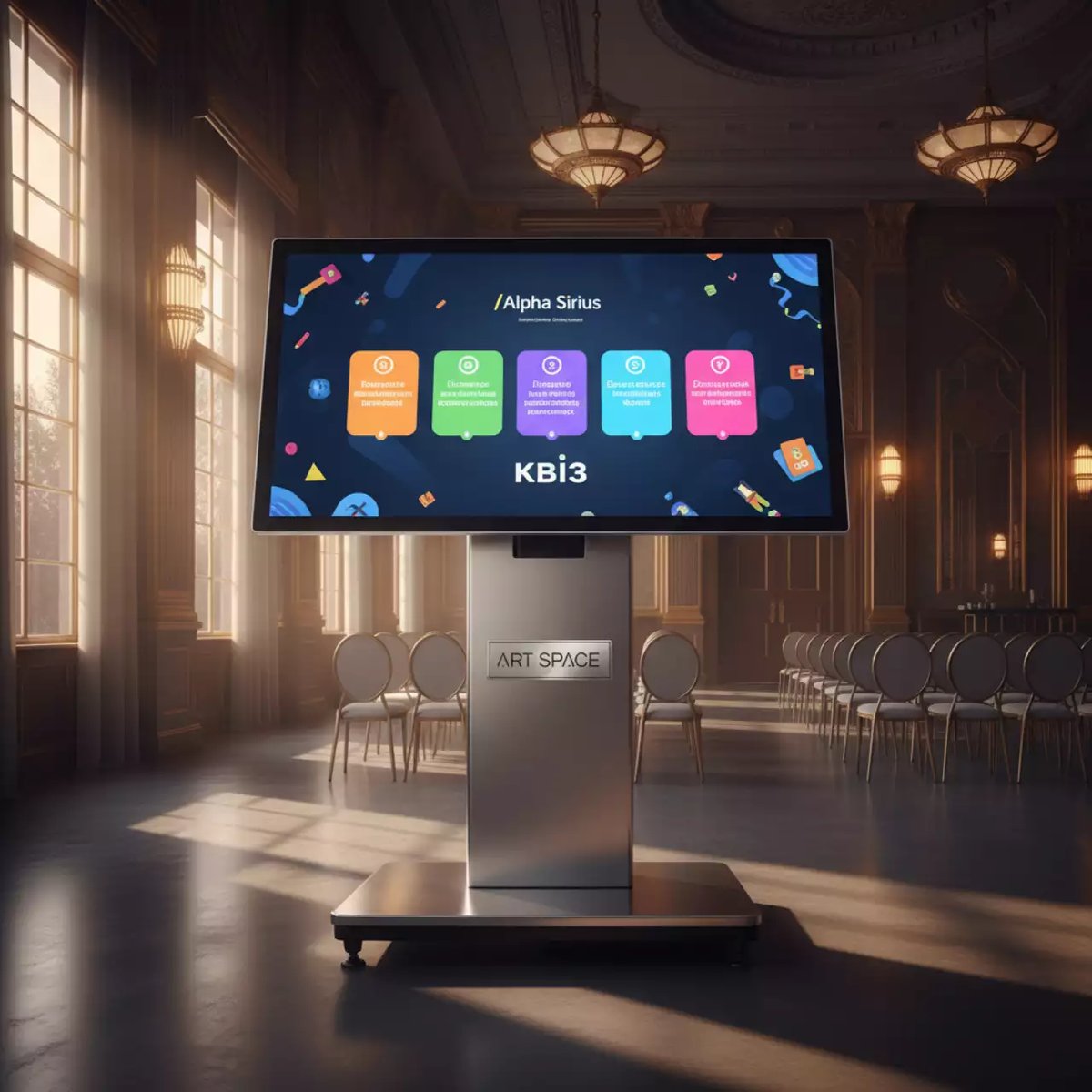 Аренда Панель информационная Exell EXPD DA86AM5 86 дюймов в Alpha Sirius — ART SPACE