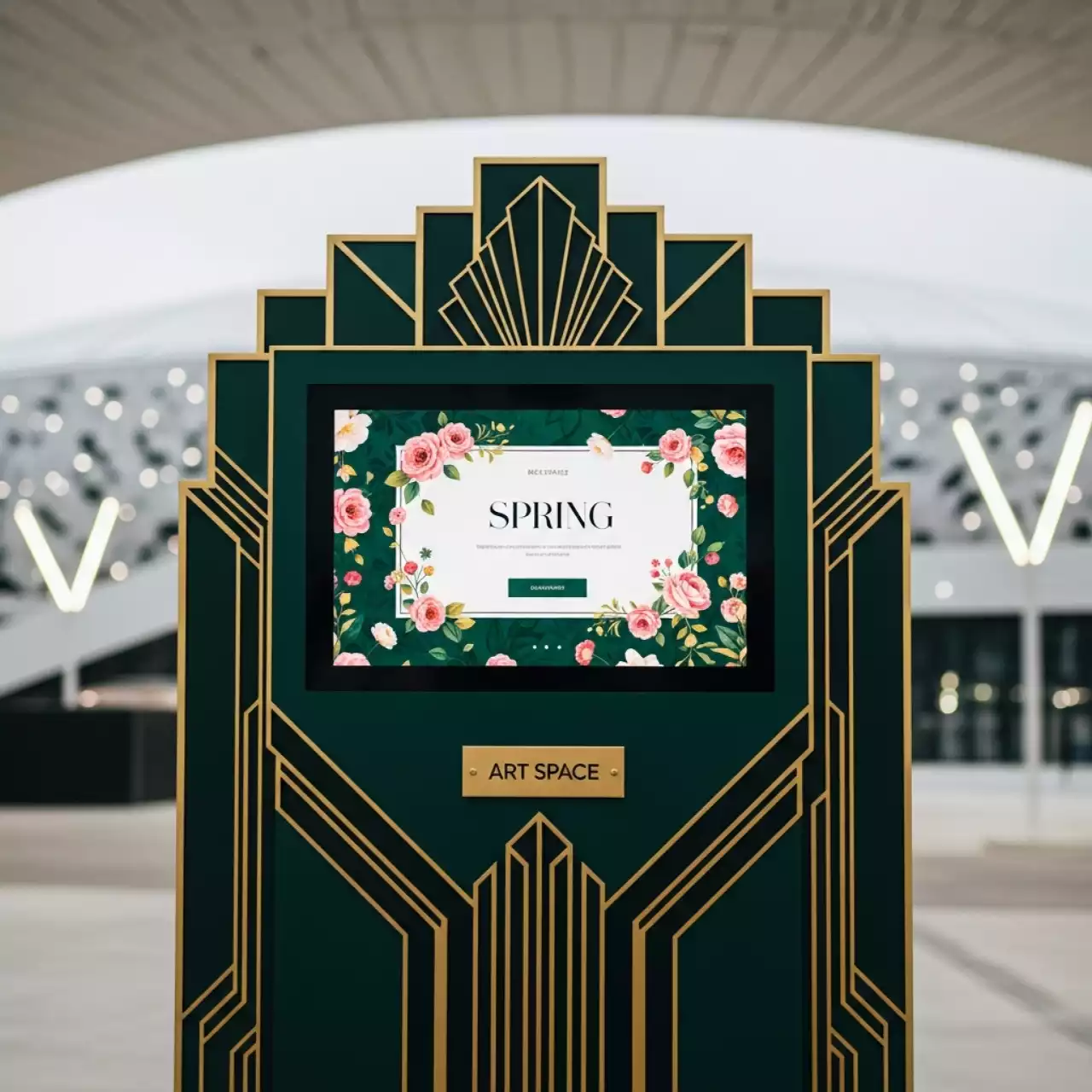 Аренда Панель информационная LG 22SM3G B в VK Stadium Sirius — ART SPACE