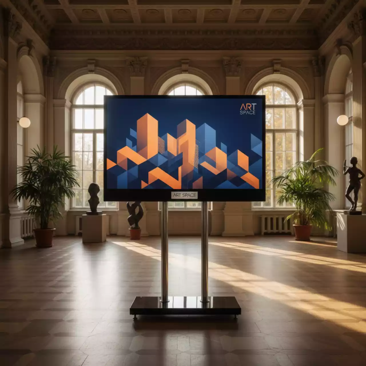 Аренда Панель информационная Sharp PN HW431 в усадьбе Голицына — ART SPACE