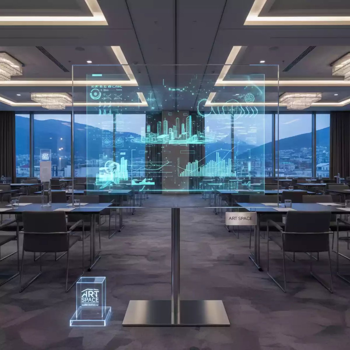 Аренда Панель интерактивная прозрачная BOE 55 OT55T A1 в Pullman Sochi Centre — ART SPACE