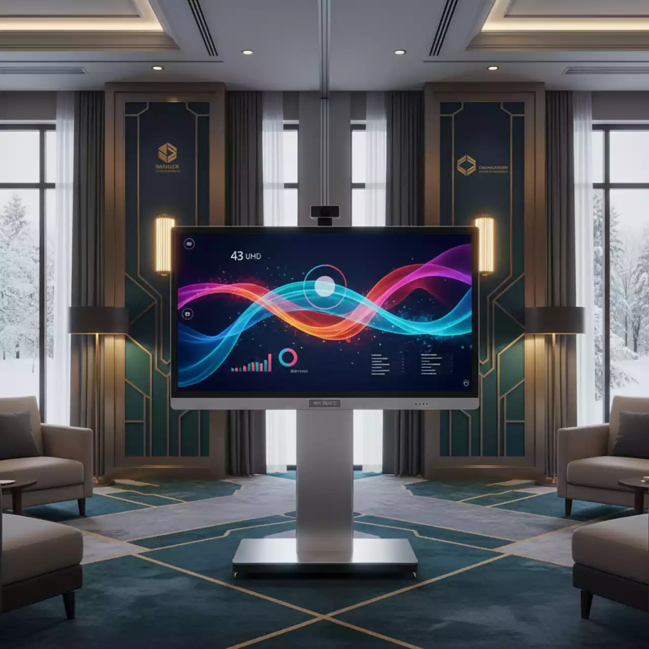 Аренда Панель интерактивная Sharp PN HW431T в Bridge Resort — ART SPACE