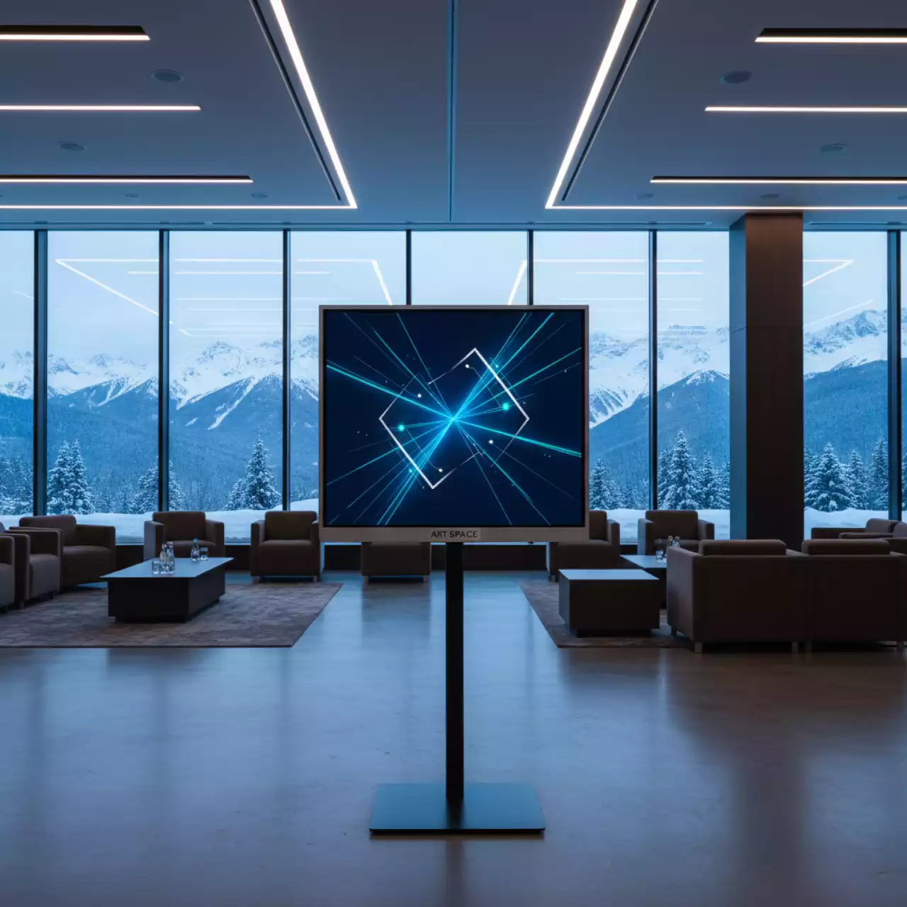 Аренда Панель квадратная профессиональная 22 BOE QM22A SBA01 в Сочи Парк Отеле — ART SPACE