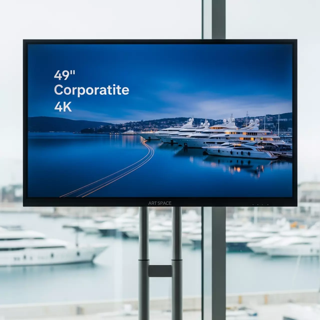 Аренда Панель LED 49" Ultra HD 4K на территории Морпорта Сочи — ART SPACE