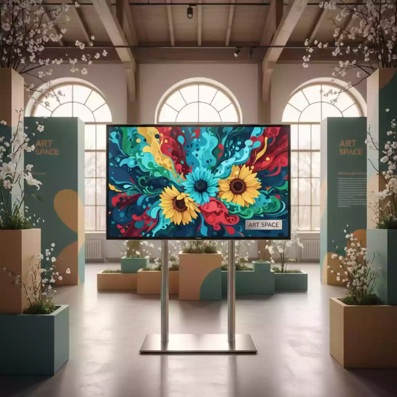 Аренда Панель LED профессиональная Panasonic TH 55LF8W в этно-парке «Моя Россия» — ART SPACE