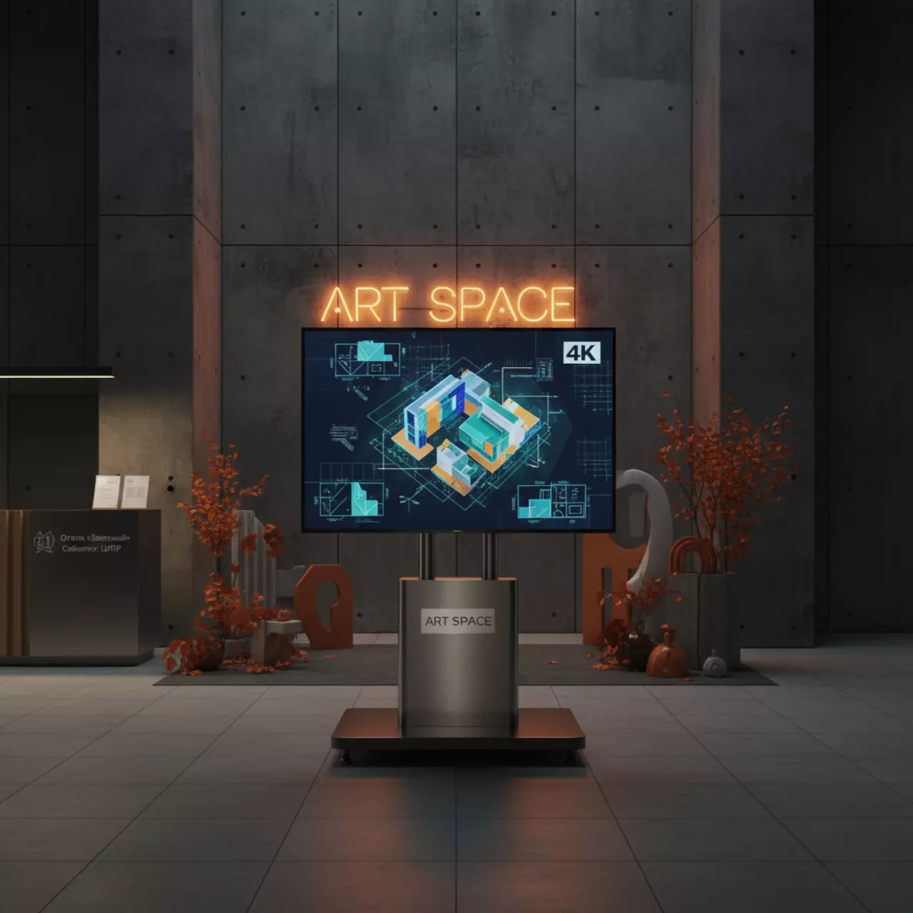 Аренда Панель Panasonic TH 43CQE1W 43 дюйма в отеле «Звездный» — ART SPACE