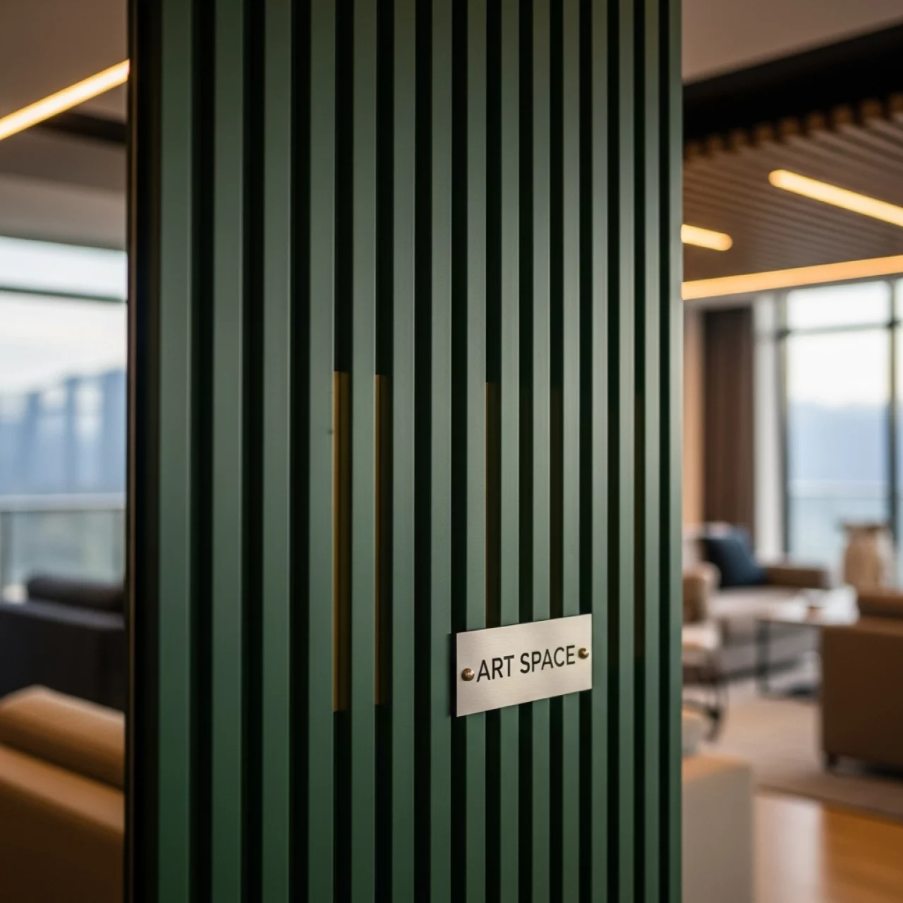 Аренда Панель Плано темно зелёный в санатории «Русь» — ART SPACE